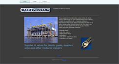 Desktop Screenshot of keevalves.co.uk